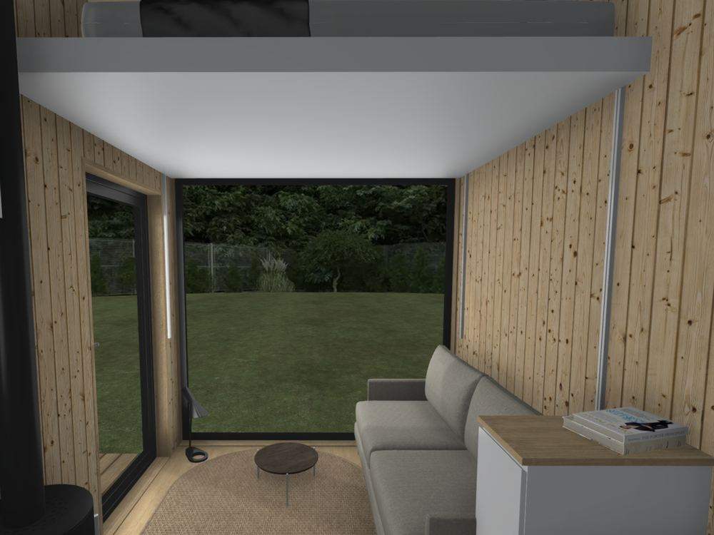 Living area, Nordic pine scheme